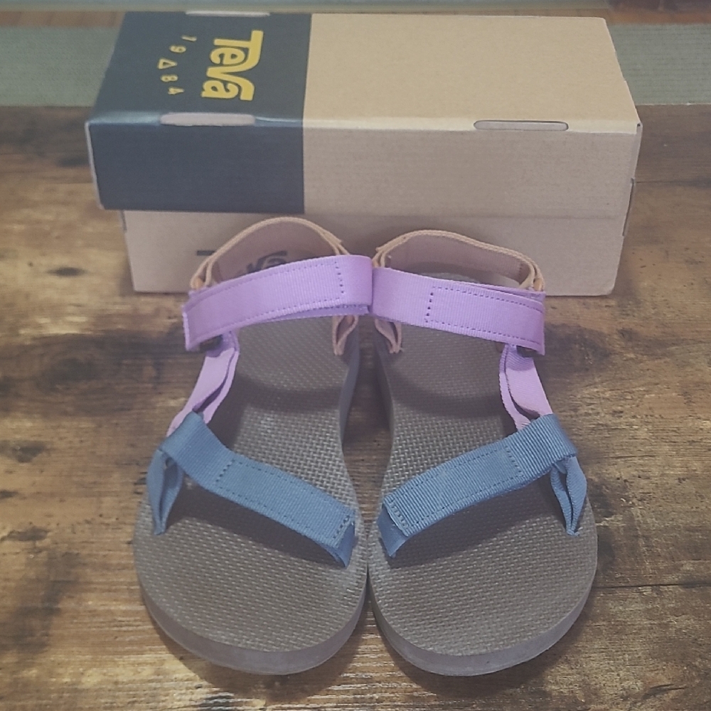 Teva Sporty Purple and Blue Sandals for Outdoor Comfort